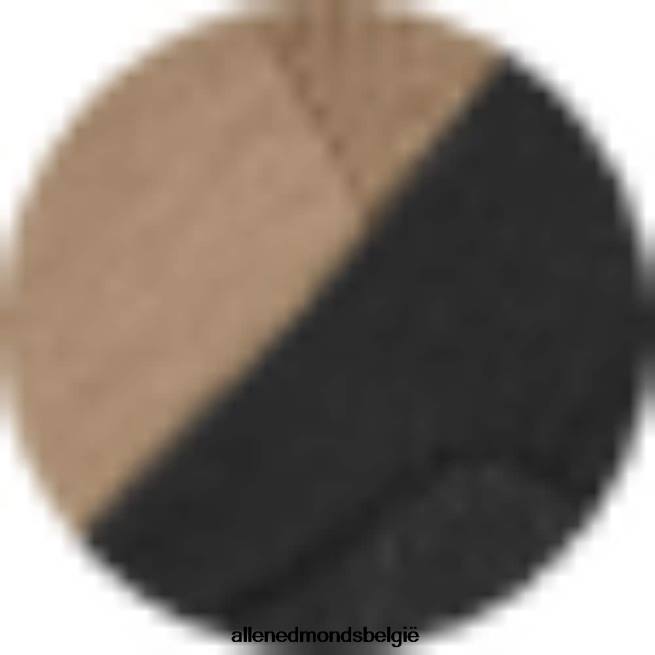 uniseks Allen Edmonds no-show sokken set van 2 paar zwart/kaki HDSF45515