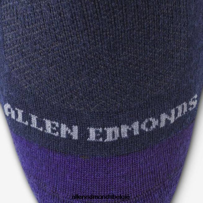 uniseks Allen Edmonds over de kuit merino cool geklede sokken marine HDSF45510