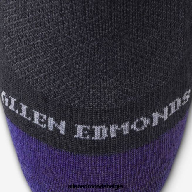 uniseks Allen Edmonds over de kuit merino cool geklede sokken zwart HDSF45509