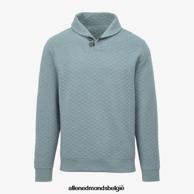 uniseks Allen Edmonds Billy Reid gewatteerde sweater met sjaalkraag blauw wassen HDSF45231