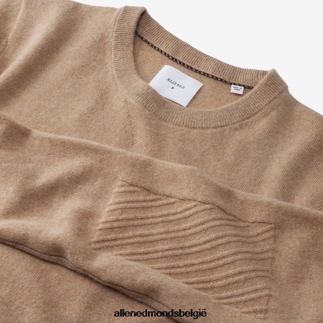 uniseks Allen Edmonds billy reid kasjmier trui met ronde hals kameel HDSF45214