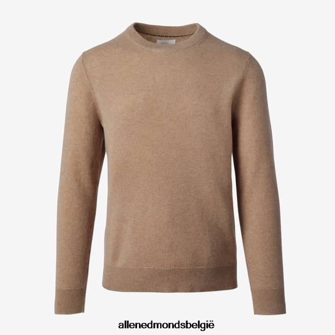 uniseks Allen Edmonds billy reid kasjmier trui met ronde hals kameel HDSF45214