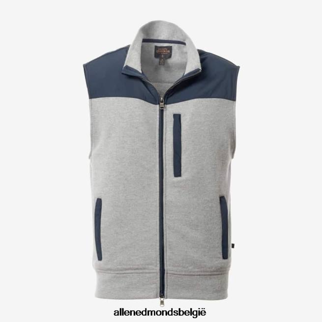 uniseks Allen Edmonds James vest met rits aan de voorkant marine HDSF45165