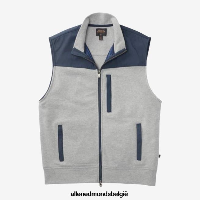 uniseks Allen Edmonds James vest met rits aan de voorkant marine HDSF45165