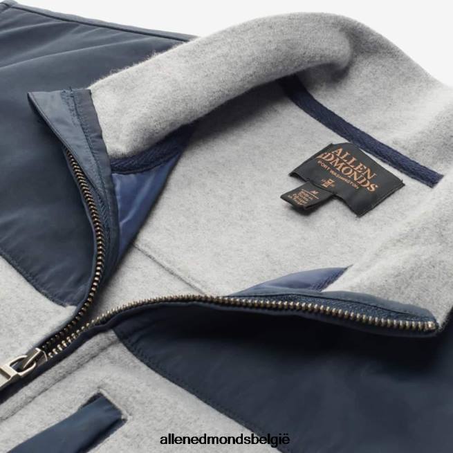 uniseks Allen Edmonds James vest met rits aan de voorkant marine HDSF45165