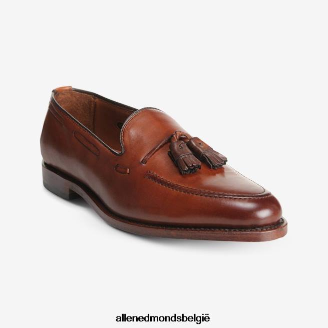 Heren Allen Edmonds Grayson loafer met kwastjes donkere chili HDSF45332