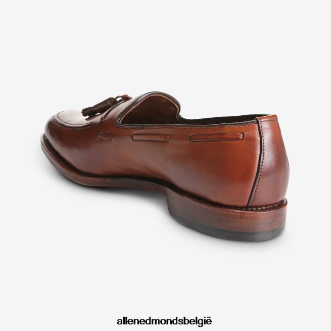 Heren Allen Edmonds Grayson loafer met kwastjes donkere chili HDSF45332