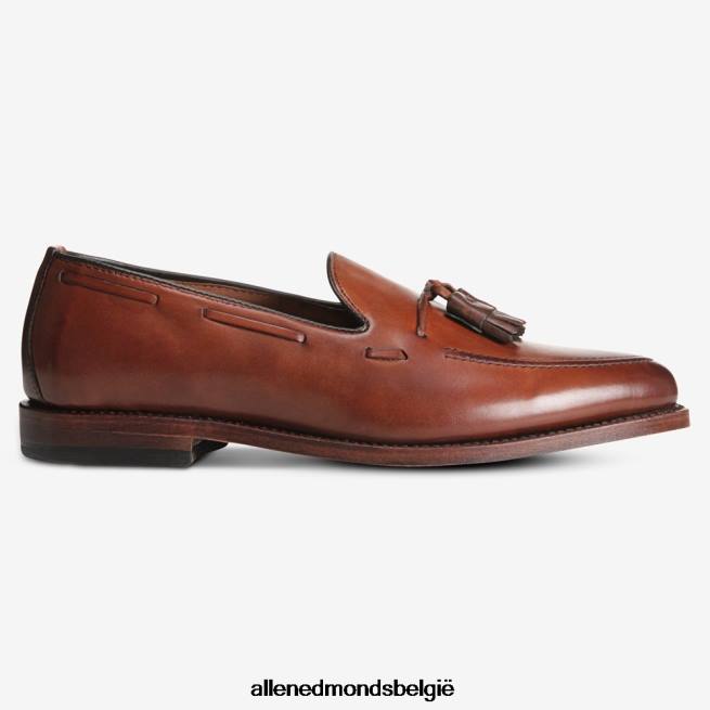 Heren Allen Edmonds Grayson loafer met kwastjes donkere chili HDSF45332