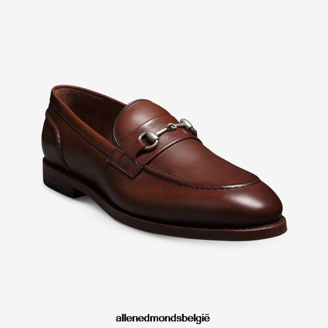 Heren Allen Edmonds randolph bit loafer chili leer HDSF45189
