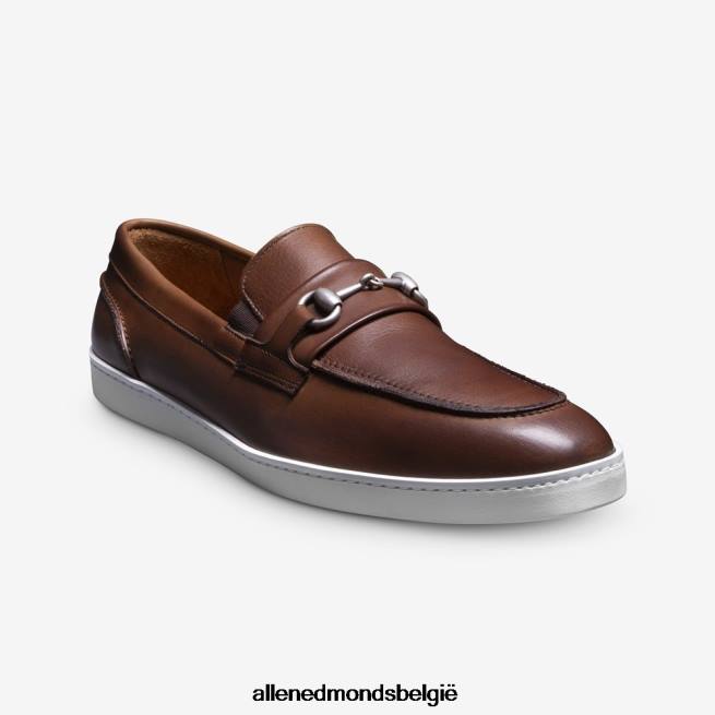 Heren Allen Edmonds randolph bit slip-on sneaker mahonie leer HDSF458