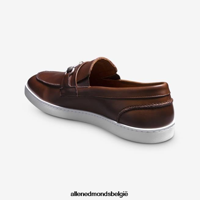 Heren Allen Edmonds randolph bit slip-on sneaker mahonie leer HDSF458