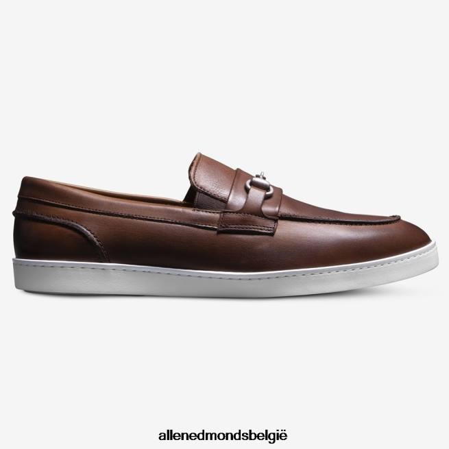 Heren Allen Edmonds randolph bit slip-on sneaker mahonie leer HDSF458