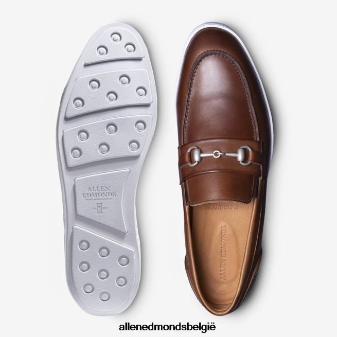 Heren Allen Edmonds randolph bit slip-on sneaker mahonie leer HDSF458