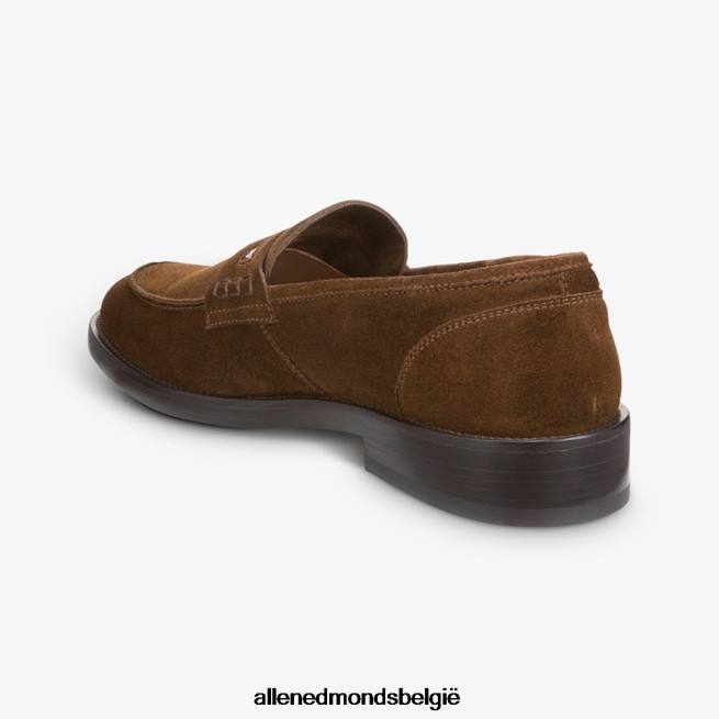 Heren Allen Edmonds bolama suède loafer van Armando Cabral bruin HDSF45125