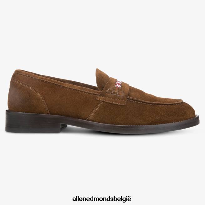 Heren Allen Edmonds bolama suède loafer van Armando Cabral bruin HDSF45125