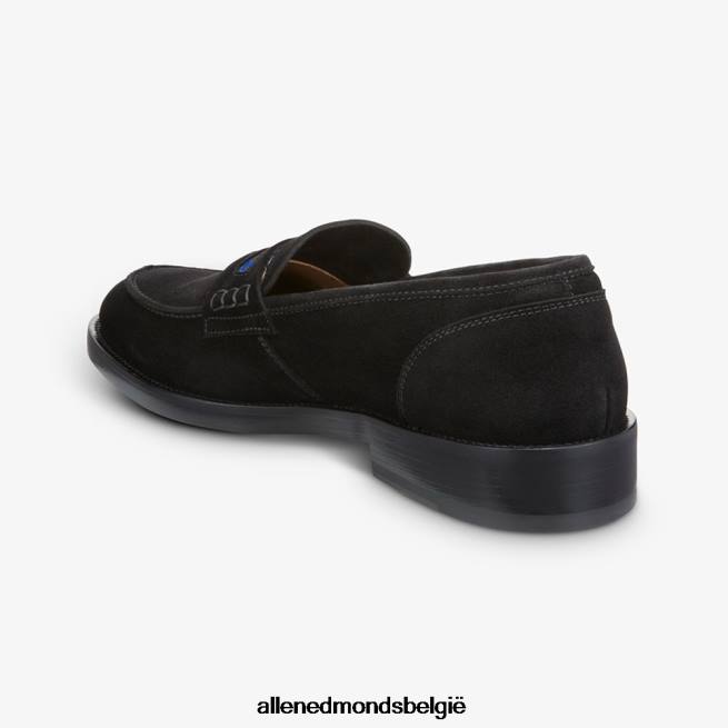 Heren Allen Edmonds bolama suède loafer van Armando Cabral zwart HDSF45464