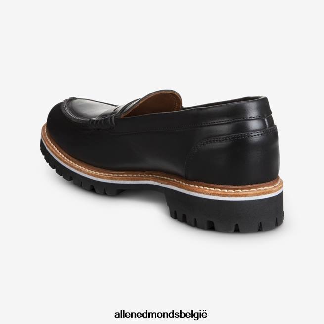 Heren Allen Edmonds freeport handtekening penny loafer zwart leer HDSF4586