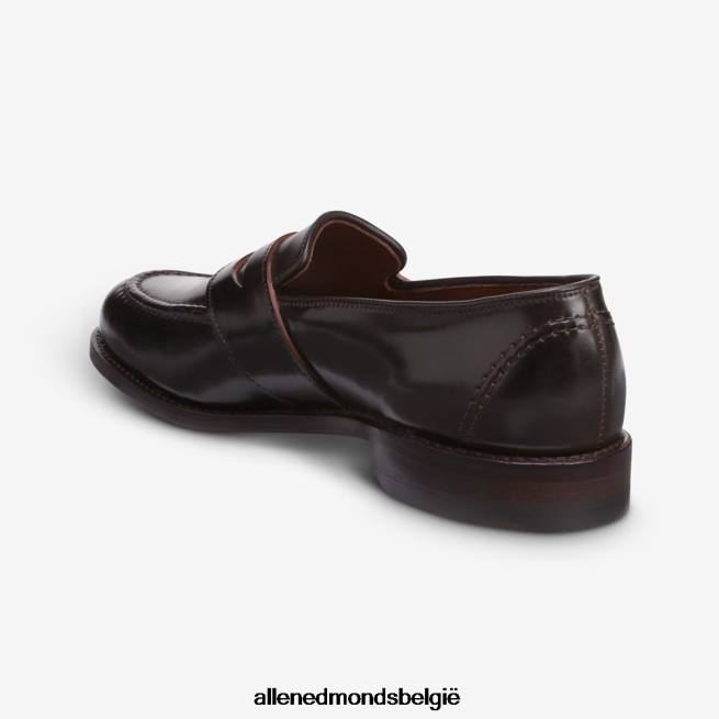 Heren Allen Edmonds randolph shell cordovan penny loafer bruine cordovan HDSF45301