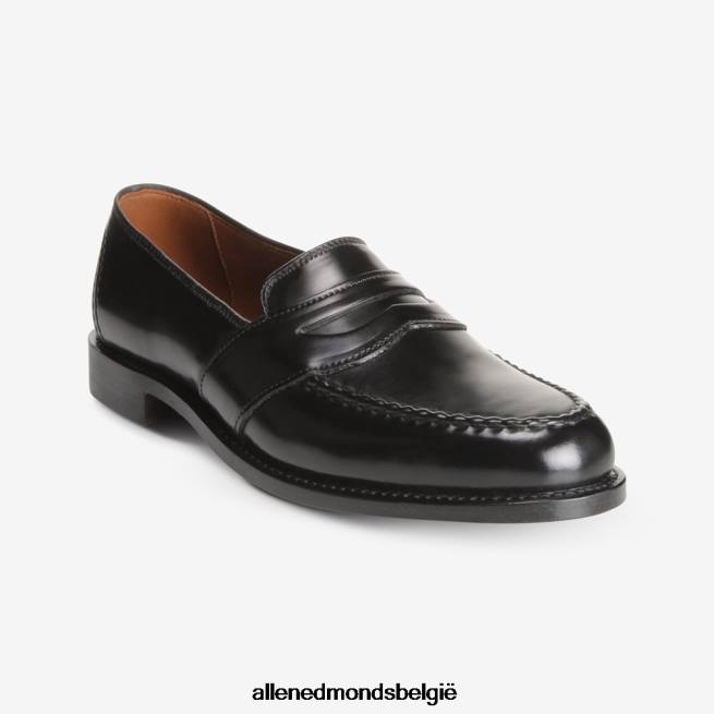 Heren Allen Edmonds randolph shell cordovan penny loafer zwarte cordovan HDSF4534