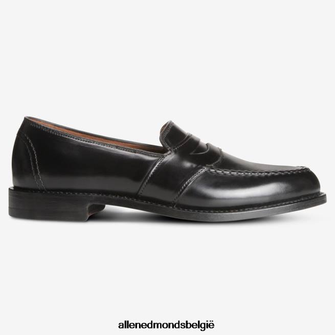 Heren Allen Edmonds randolph shell cordovan penny loafer zwarte cordovan HDSF4534