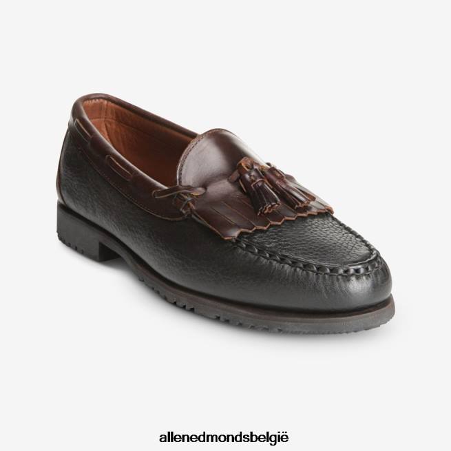 Heren Allen Edmonds nashua loafer met kwastjes zwart bruin HDSF45440