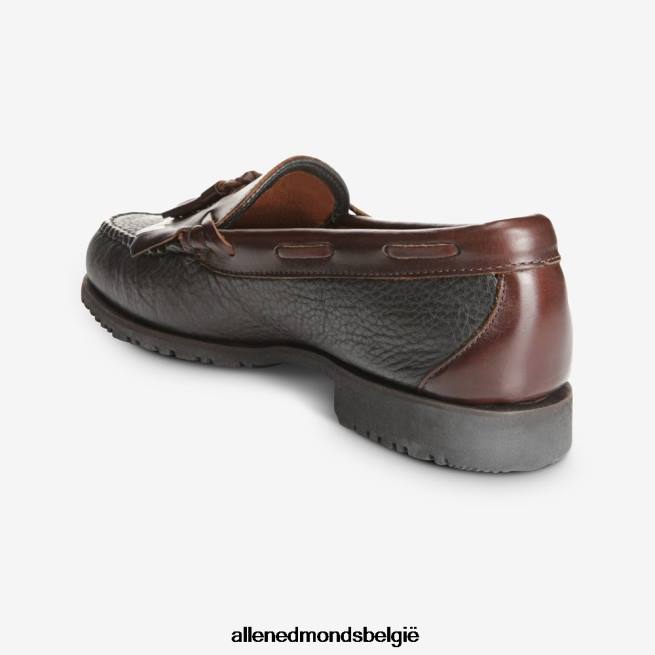 Heren Allen Edmonds nashua loafer met kwastjes zwart bruin HDSF45440