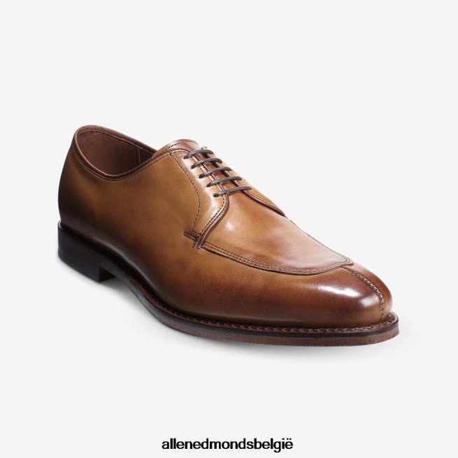 Heren Allen Edmonds delray blucher geklede schoen walnoot bruin HDSF45375