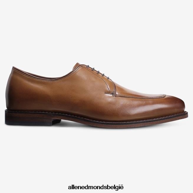 Heren Allen Edmonds delray blucher geklede schoen walnoot bruin HDSF45375