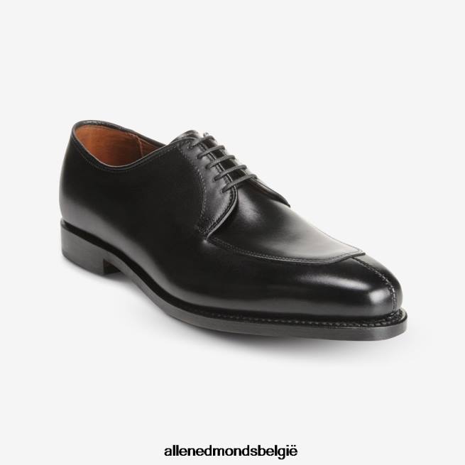 Heren Allen Edmonds delray blucher geklede schoen zwart HDSF4567
