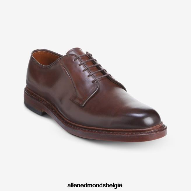 Heren Allen Edmonds leeds geklede blucher schoen met platte neus sigaar HDSF4573