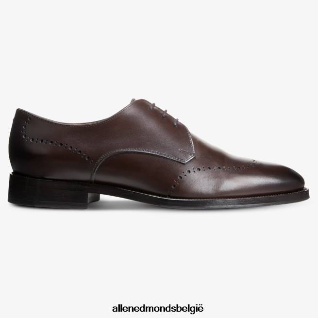 Heren Allen Edmonds lucca derby geklede schoen donker bruin HDSF45319