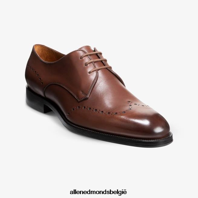 Heren Allen Edmonds lucca derby geklede schoen donkere chili HDSF45321