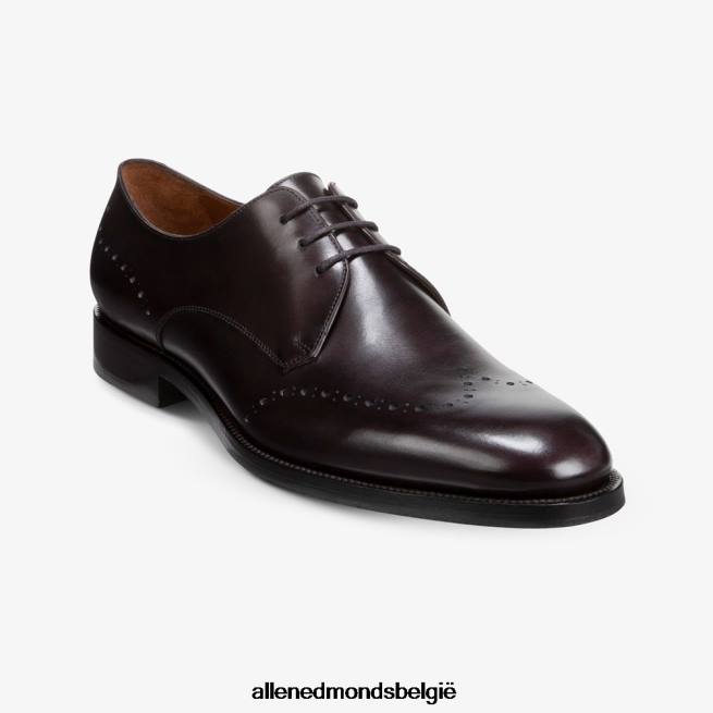 Heren Allen Edmonds lucca derby geklede schoen mahonie HDSF45320