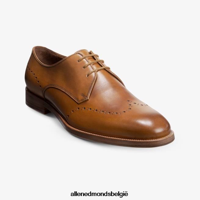 Heren Allen Edmonds lucca derby geklede schoen walnoot bruin HDSF45322