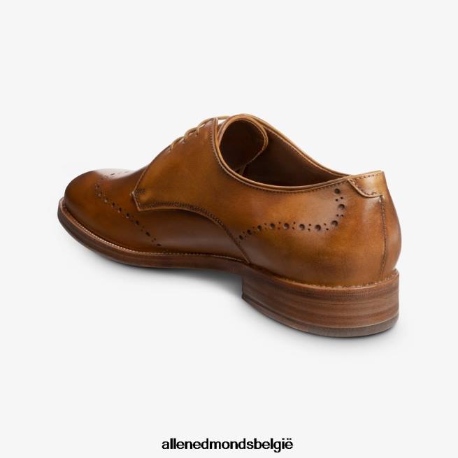 Heren Allen Edmonds lucca derby geklede schoen walnoot bruin HDSF45322