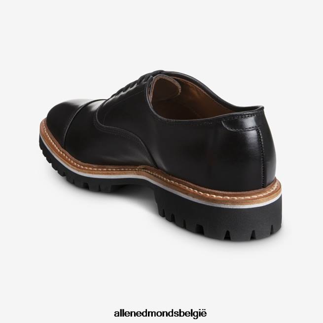 Heren Allen Edmonds park avenue signature lug geklede schoen zwart leer HDSF4540