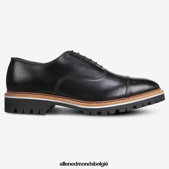 Heren Allen Edmonds park avenue signature lug geklede schoen zwart leer HDSF4540