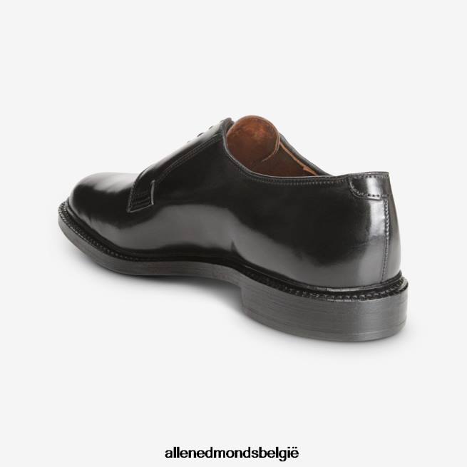 Heren Allen Edmonds leeds shell cordovan derby geklede schoen zwarte cordovan HDSF4580