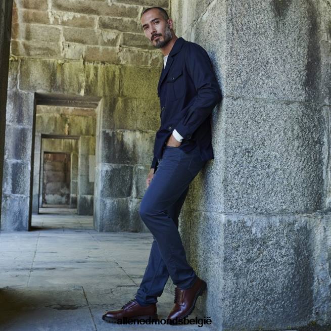 Heren Allen Edmonds lennon lug derby bordeaux leer HDSF45105