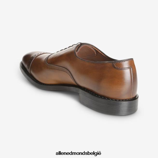 Heren Allen Edmonds 5th Avenue cap toe oxford bourbon HDSF45112