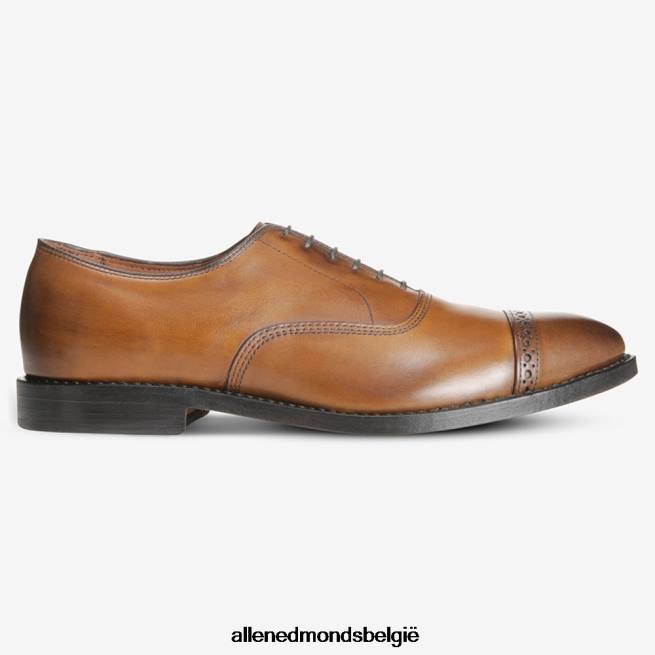 Heren Allen Edmonds 5th Avenue cap toe oxford bourbon HDSF45112