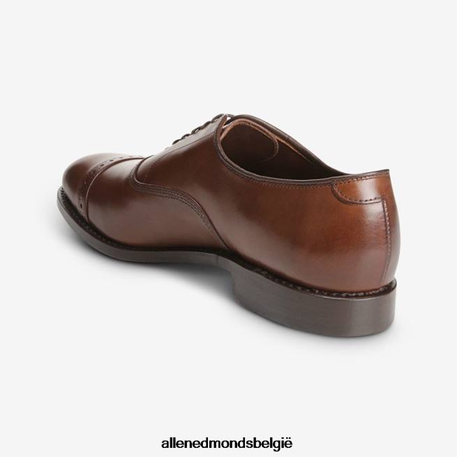 Heren Allen Edmonds oxford geklede schoen met kap op de vijfde avenue koffie bruin HDSF45313