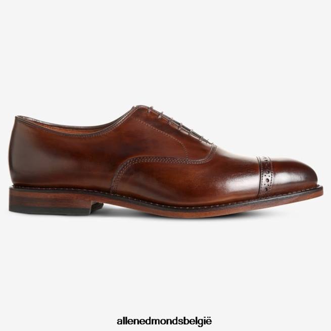 Heren Allen Edmonds oxford geklede schoen met kap op de vijfde avenue mahonie HDSF4543