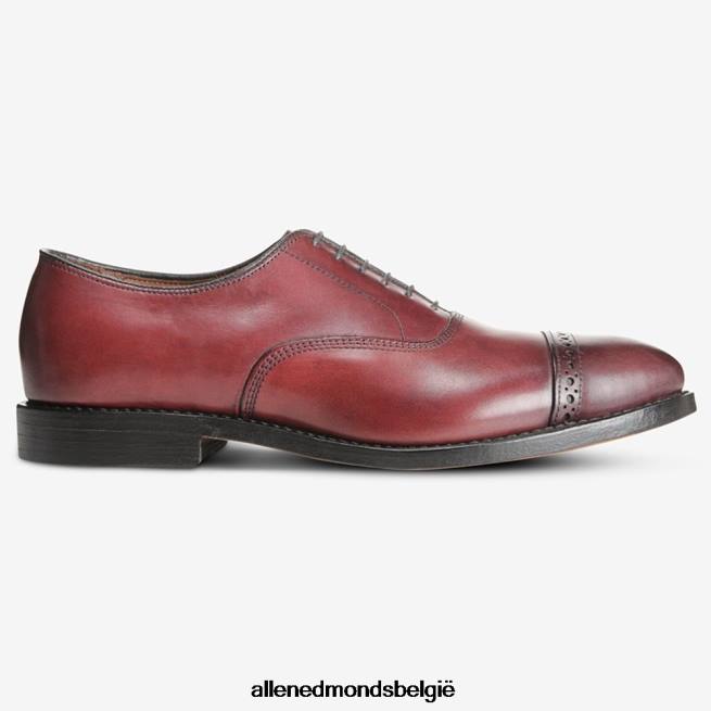 Heren Allen Edmonds oxford geklede schoen met kap op de vijfde avenue ossenbloed HDSF45111