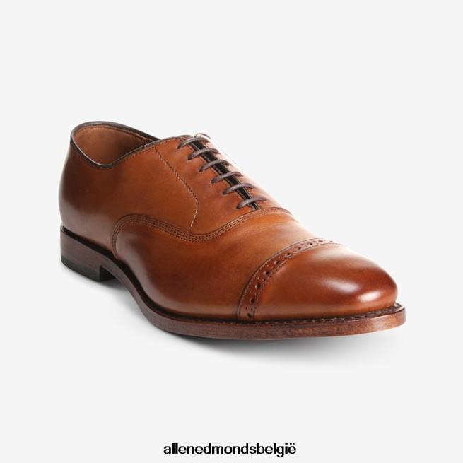 Heren Allen Edmonds oxford geklede schoen met kap op de vijfde avenue walnoot bruin HDSF45311
