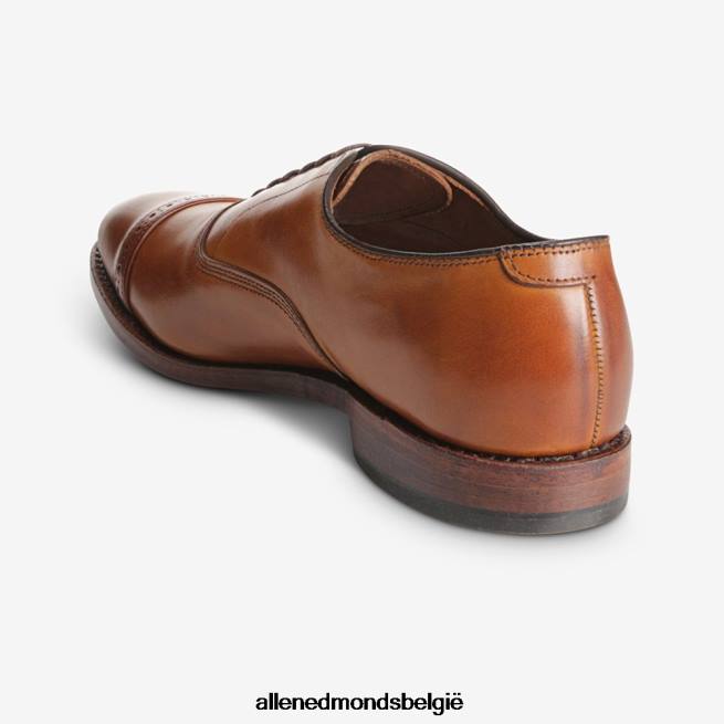 Heren Allen Edmonds oxford geklede schoen met kap op de vijfde avenue walnoot bruin HDSF45311