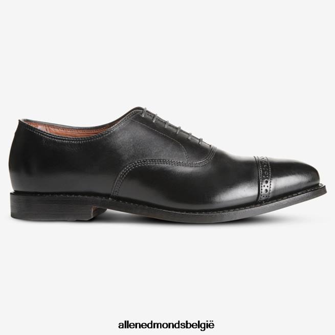 Heren Allen Edmonds oxford geklede schoen met kap op de vijfde avenue zwart HDSF45310