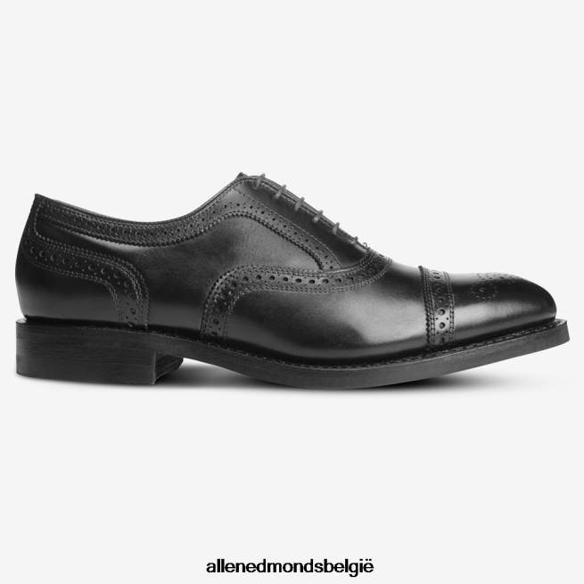 Heren Allen Edmonds oxford geklede schoen met puntige neus en dainite zool zwart HDSF4529