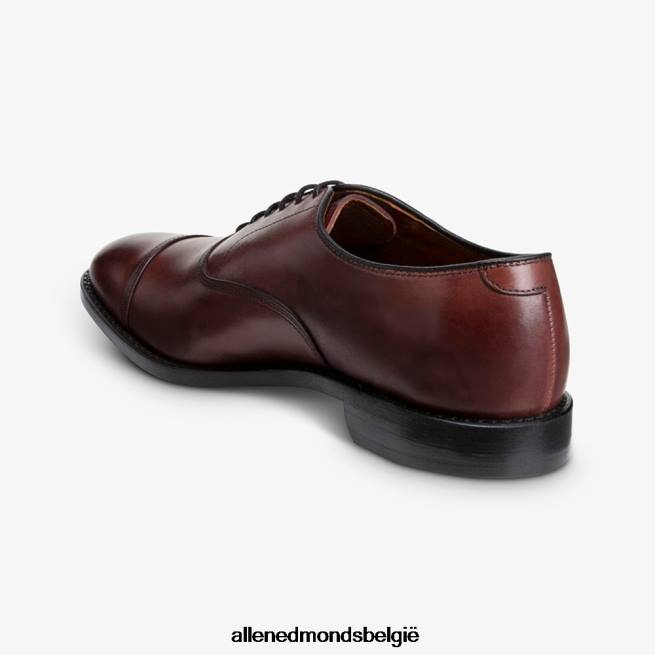 Heren Allen Edmonds park avenue oxford geklede schoen met cap toe Bordeaux HDSF4516