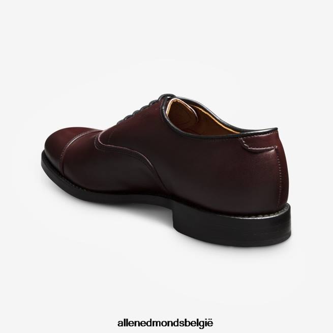 Heren Allen Edmonds park avenue oxford geklede schoen met cap toe bordeaux leer HDSF4545